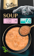 Nassfutter Katze mit Lachs, Soup Multipack (4x40 g) Sheba