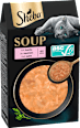 Nassfutter Katze mit Lachs, Soup Multipack (4x40 g) Sheba
