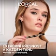 tekutá oční linka Haute Precision, 01 Noir Silk L'ORÉAL PARiS