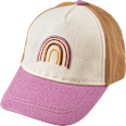 Basecap mit Regenbogen-Applikation, rosa & beige, Gr. 54/55 PUSBLU