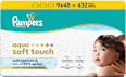 Feuchttücher Aqua Soft Touch (9x48 St) Pampers baby-dry