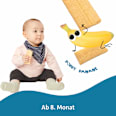 Babysnack Knusper-Schnitte Banane & Kürbis ab dem 8. Monat, 6x14g Freche Freunde