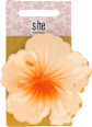 Haarklammer Blume orange s-he stylecollection