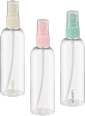 Szórófejes flakon utazáshoz, 100 ml-es ebelin