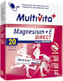 Direct Magnezij + vitamin E – okus brusnica Multivita