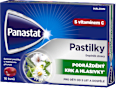pastilky s vitamínem C a malinovou příchutí Panastat