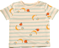 T-Shirt mit Obst-Muster, grün, Gr. 128 ALANA