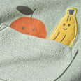 Set mit T-Shirt und Latzhose mit Obst-Muster, grün, Gr. 74 ALANA
