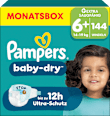 Windeln Gr. 6+ Extra Large (14-19 kg) Monatsbox Pampers baby-dry