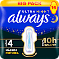 Ultra-Binden Secure Night 4 mit Flügeln, Big Pack always