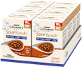 Nassfutter Katze mit Lachs & Kabeljau oder Scholle, Soup Royale, Multipack (6x45 g) Purina Gourmet
