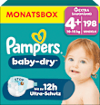 Windeln Gr. 4+ Maxi Plus (10-15 kg) Monatsbox Pampers baby-dry