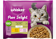 Mokra hrana za mačke Pure Delight - piletina i losos Whiskas