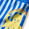 Badehose mit Oktopus-Motiv, blau, Gr. 122/128 PUSBLU