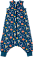 Schlafsack mit Beinen 2 TOG & Weltall-Muster, blau, 100 cm ALANA