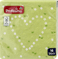 Papierové servítky Kvetinové srdce, 25 x 25 cm Profissimo