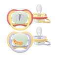 Suzete ultra air de noapte 0-6 luni PHILIPS AVENT