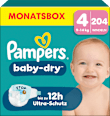 Windeln Baby Dry Gr. 4 Maxi (9-14 kg) Monatsbox Pampers