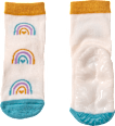Stoppersocken mit Regenbogen-Muster, weiß, Gr. 25/26 ALANA