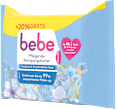 Pflegende Reinigungstücher mit Vitamin E und Glycerin bebe
