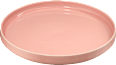 Speiseteller aus Steinzeug, rosa (26x3 cm) dm home