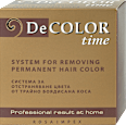 Система за отстраняване цвета от трайно боядисана коса DeCOLOR time