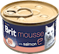 Krmivo pre mačky Premium By Nature care mousse s lososom Brit
