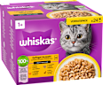 Nassfutter Katze Geflügel Auswahl in Sauce, Adult 1+ Multipack (24x85 g) Whiskas