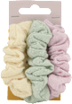 Gumičky do vlasov scrunch - farebné s-he stylecollection
