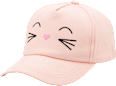 Kinderkappe Katze rosa PURSET