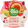 Menü Spaghetti Bolognese mit Rindfleisch ab 1 Jahr dmBio