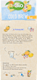 Tisana fredda Bio con limone Bio, ibisco Bio e mandarino Bio dmBio