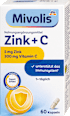 Kapsuly Zinok + vitamín C Depot Mivolis