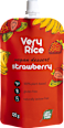 Vegánsky ryžový dezert s jahodami  Very Rice