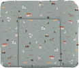 Wickelauflage grün, Motiv Bauernhof, 85 x 75 cm  rotho babydesign
