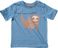 T-Shirt mit Faultier-Motiv, blau, Gr. 80 ALANA