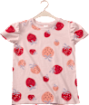 T-Shirt mit Erdbeer-Muster, rosa, Gr. 122 ALANA