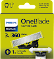Náhradné holiace hlavice OneBlade Combi pack 360 blades PHILIPS OneBlade