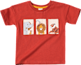 T-Shirt mit Tier-Motiv, rotbraun, Gr. 104 ALANA