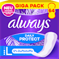 Slipeinlagen Daily Extra Protect Large Giga Pack always