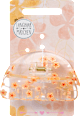 Haarklammer mit Blumen, transparent LANGHAARMÄDCHEN