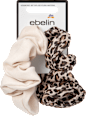 Scrunchie beżowe i w panterkę ebelin