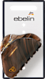 Haarklammer marmoriert, braun ebelin