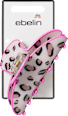 Haarklammer Leo-Optik, pink ebelin