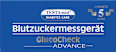 GlucoCheck ADVANCE Blutzuckermessgerät mit Sprachausgabe Testa med