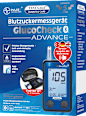 GlucoCheck ADVANCE Blutzuckermessgerät mit Sprachausgabe Testa med