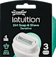 Borotvabetét Intuition 2in1 Soap & Shave Sensitive WILKINSON SWORD