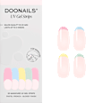 UV Nagelfolien Pastel French Doonails