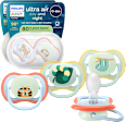 Schnuller ultra air day and night Silikon, gelb/grün + rot/blau, 0-6 Monate PHILIPS AVENT