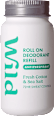 Deodorante roll-on ricarica Fresh cotton & Sea salt Wild